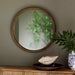 Rivièra Maison Ronde Spiegel Isola Iepenhout, 80cm - Bruin - ThatLyfeStyle