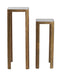Light & Living Zuil Oxe Set van 2 stuks - Antiek Brons