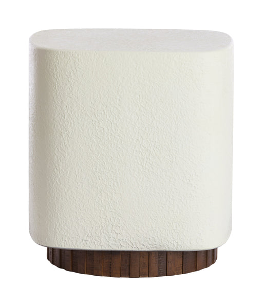 Light & Living Bijzettafel Seddon Teakhout en MDF - Wit - Vierkant