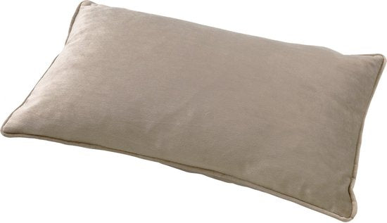 Dutch Decor FINN - Sierkussen 30x50 cm - velvet - beige - ThatLyfeStyle