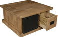 Meubels4nu - Salontafel Boaz - 80x80cm - Vierkant - Mangohout - ThatLyfeStyle