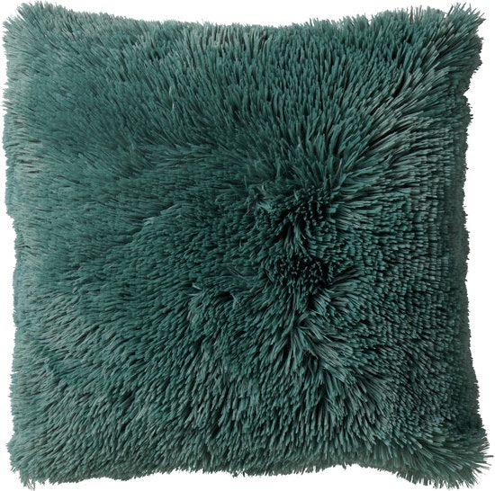 Dutch Decor FLUFFY - Sierkussen 45x45 cm - Green - ThatLyfeStyle