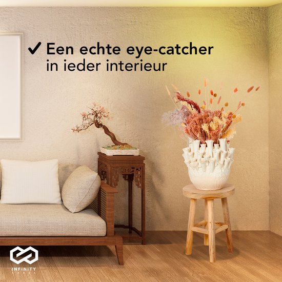 Infinity Goods Kruk Hout - Teakhout - Bijzettafel