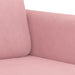The Living Store Tweezitsbank 140 cm fluweel roze - ThatLyfeStyle