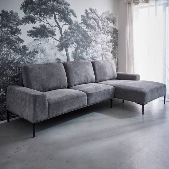 sweeek - Hoekbank, atlanta, 3-persoons grijs - ThatLyfeStyle
