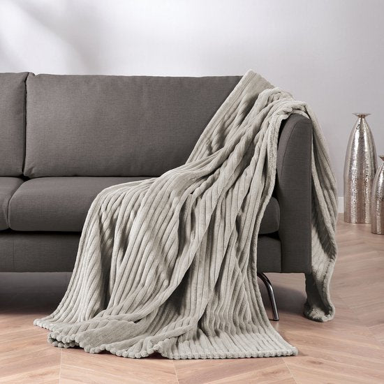 Sorprese Luxe Plaid - 150x200 cm - Taupe - ThatLyfeStyle