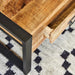 StarFurn Salontafel Boaz 2 Lades Naturel Mangohout 120cm - ThatLyfeStyle