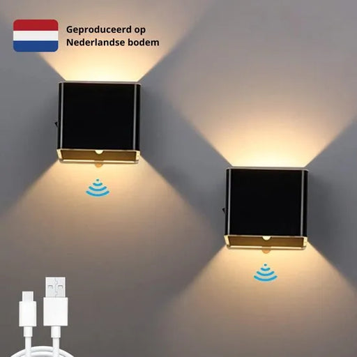Wandlamp Oplaadbaar - Wandlamp Voor Binnen en Buiten - Up & Down Licht