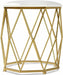 Luxaliving Poef -Goud/beige - Kaptafel Kruk-make up - ThatLyfeStyle