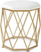 Luxaliving Poef -Goud/beige - Kaptafel Kruk-make up - ThatLyfeStyle