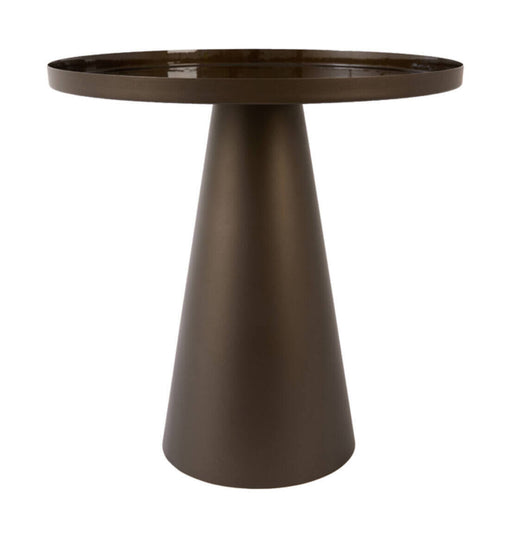 Light & Living Ronde Bijzettafel Jay Ø46cm - Bruin/Brons