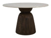 Light & Living Ronde Eettafel Soy Marmerlook & Mangohout, Ø120cm - Bruin