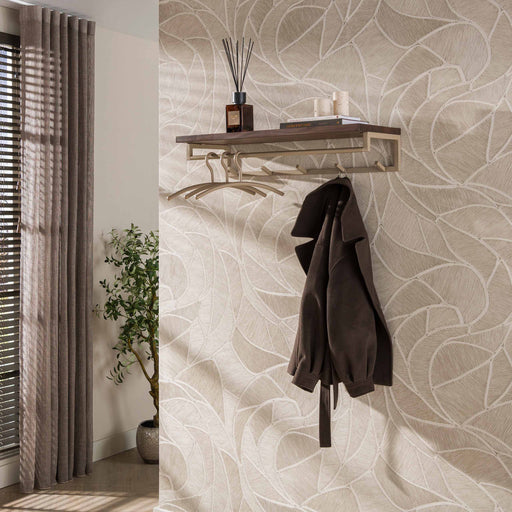 LifestyleFurn Kapstok Julissa met 5 haken, acaciahout