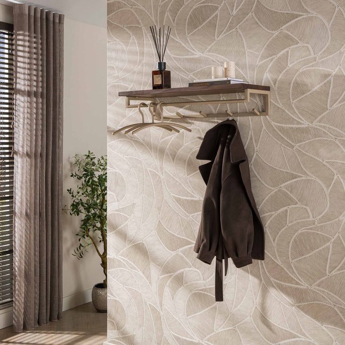 LifestyleFurn Kapstok Julissa met 5 haken, acaciahout