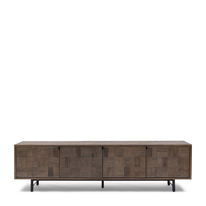 Rivièra Maison TV-meubel Mac Arthur Park Eikenhout, 200cm - Bruin