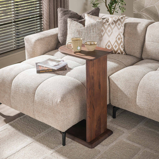 LifestyleFurn Laptoptafel Shavone Acaciahout - Bruin