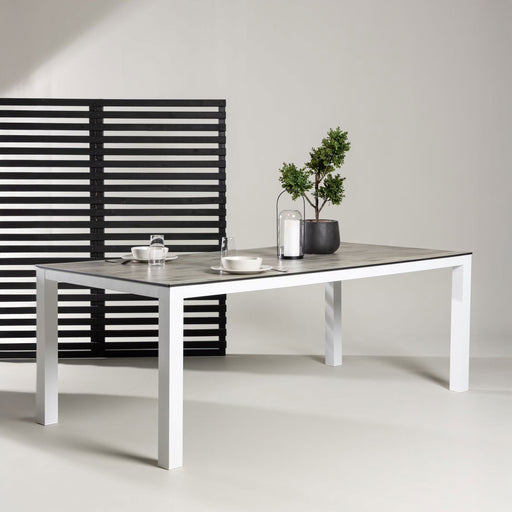 Nohr Tuintafel Jarelle HPL, 205 x 100cm - Grijs