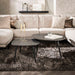 LifestyleFurn Organische Salontafel Kora Set van 2 stuks, Keramiek look - 3D zwart bruin - ThatLyfeStyle