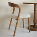Rivièra Maison Eetkamerstoel Puglia Eikenhout en stof - Fabulous Flax