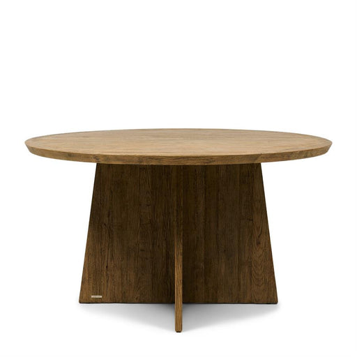 Rivièra Maison Ronde Eettafel Zermatt Eikenhout, 140cm - Naturel - ThatLyfeStyle