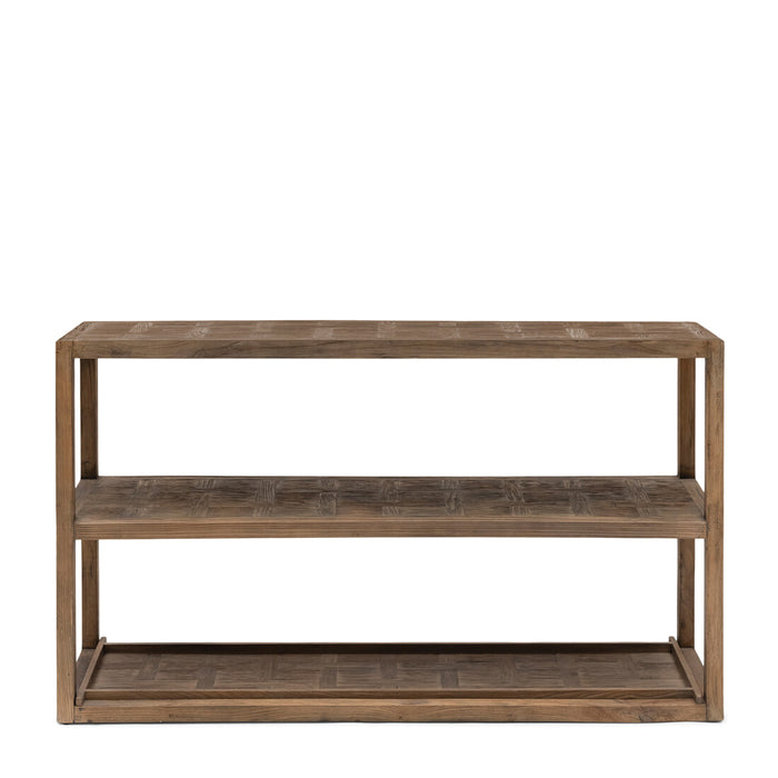 Rivièra Maison Sidetable Fraser Island Eikenhout, 150cm - Bruin - ThatLyfeStyle