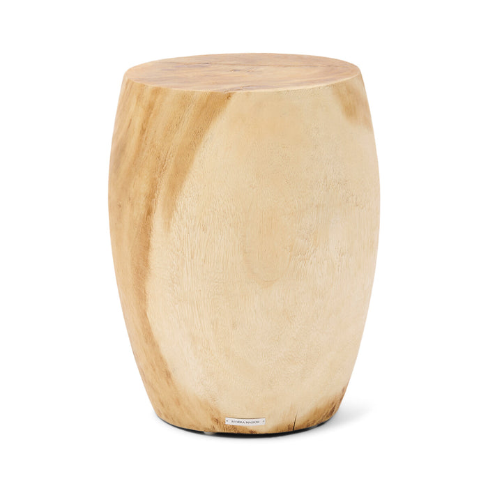 Rivièra Maison Ronde Bijzettafel Gaula Suarhout, 35cm - Naturel