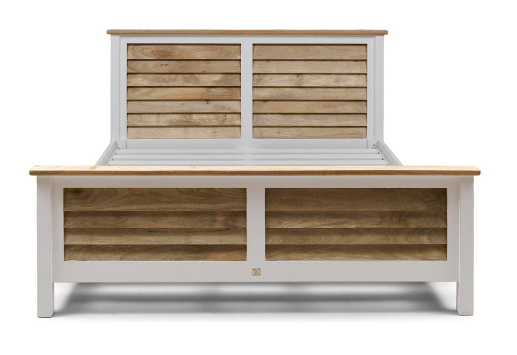 Rivièra Maison 2-persoonsbed Pacifica Acacia- en mangohout, 180 x 200cm - Naturel