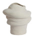 Light & Living Vaas Luzz Keramiek, 34cm - Mat Crème