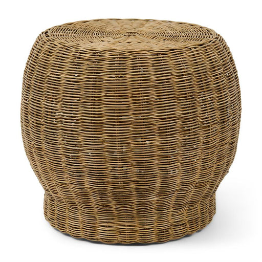 Rivièra Maison Ronde Bijzettafel Benoa Rattan, 50cm - Naturel