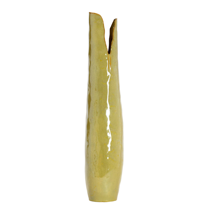 Light & Living Vaas Mesa Keramiek, 92cm - Olijfgroen - Rond