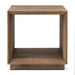 Rivièra Maison Vierkante Bijzettafel Mukaab Eikenhout, 55 x 55cm - Naturel