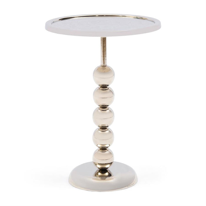 Rivièra Maison Ronde Bijzettafel Pena Palau 33cm - Zilver