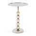 Rivièra Maison Ronde Bijzettafel Pena Palau 33cm - Zilver