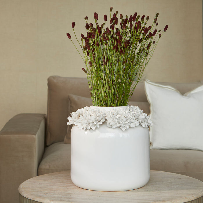 Riviera MaisonVaas Flourishing Keramiek, 35cm - Wit
