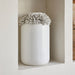 Riviera Maison Vaas Flourishing Keramiek, 47cm - Wit - ThatLyfeStyle