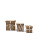 Rivièra Maison Mand Pretty Present Rotan, Set van 3 stuks - Naturel