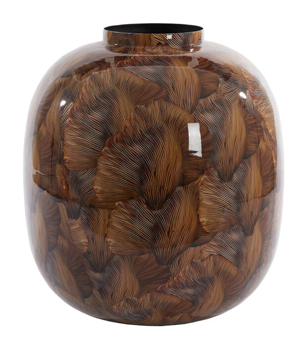Light & Living Vaas Milos 40cm - Bruin - ThatLyfeStyle