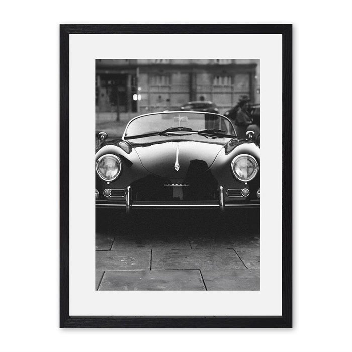 Rivièra Maison Wall Art City Porsche 60 x 80cm - Zwart