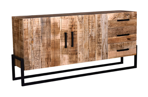 LABEL51 Dressoir Bolivia Mangohout, 184cm - Rough - ThatLyfeStyle