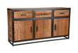 LABEL51 Dressoir Tampa Mangohout, 170cm - Rough - ThatLyfeStyle