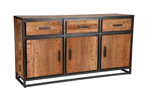 LABEL51 Dressoir Tampa Mangohout, 170cm - Rough - ThatLyfeStyle