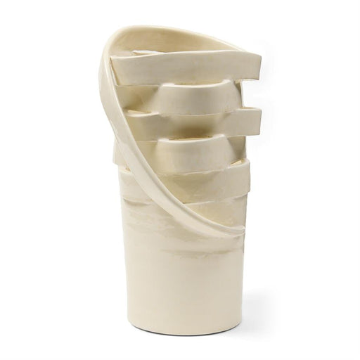 Rivièra Maison Vaas Atelier Fern Aardewerk, 40cm - Wit - ThatLyfeStyle
