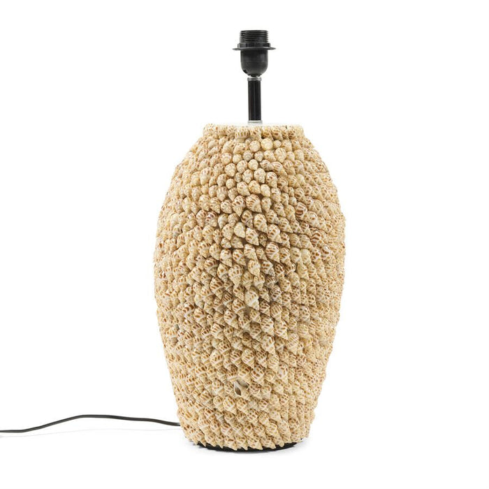 Rivièra Maison Tafellamp Coco Bay Schelpen, 42cm (excl. kap) - Naturel