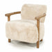 Rivièra Maison Fauteuil Glenn Cloud Fur en essenhout - Naturel