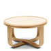 Rivièra Maison Ronde Salontafel Sant Miquel Marmer en rattan, 70cm - Naturel