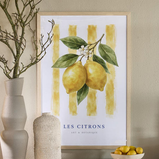 Rivièra Maison Schilderij Les Citrons 125 x 85cm - Geel