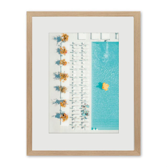 Rivièra Maison Wall Art Pool Escape 60 x 80cm - Blauw