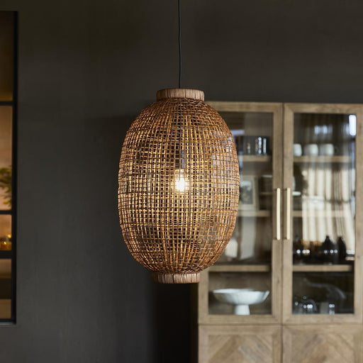 Rivièra Maison Hanglamp Ravello Rattan, Ø38cm - Naturel