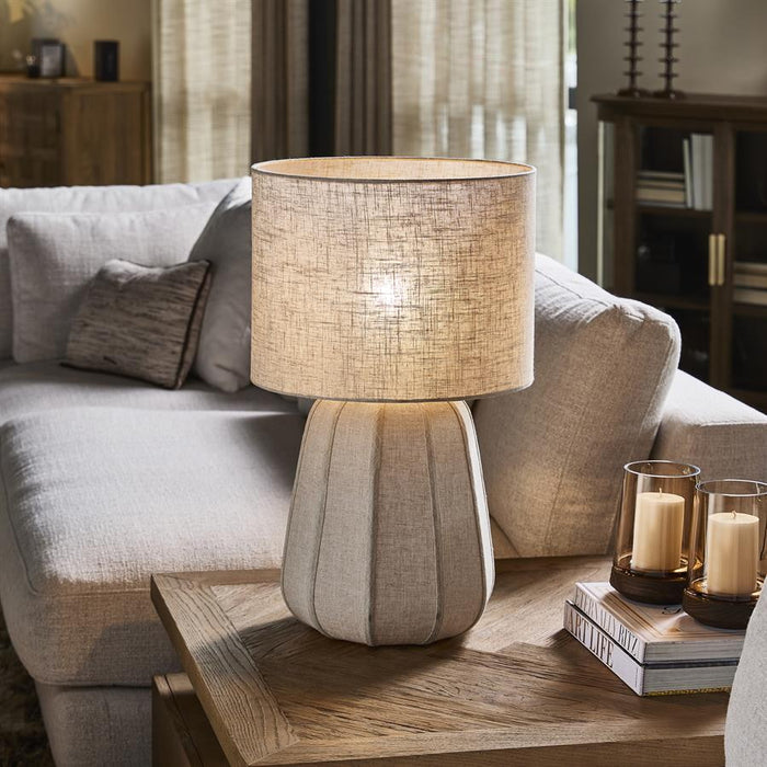 Rivièra Maison Tafellamp Lucent Linnenlook, 66cm - Naturel