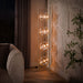 LifestyleFurn Vloerlamp Montrell 4-lamps - Amber/Beige